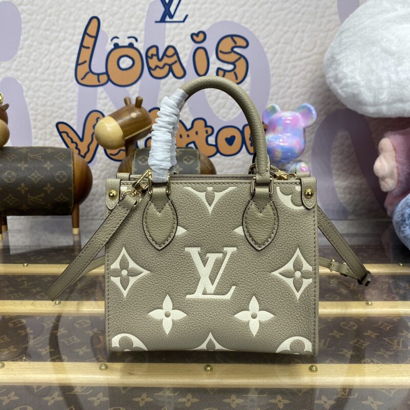 Replica Louis Vuitton OnTheGo BB Beige 1 Replica Louis Vuitton OnTheGo BB Beige - high-accuracy replica luxury purse