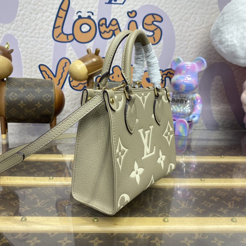Replica Louis Vuitton OnTheGo BB Beige 6 Replica Louis Vuitton OnTheGo BB Beige - realistic designer-inspired fake bag
