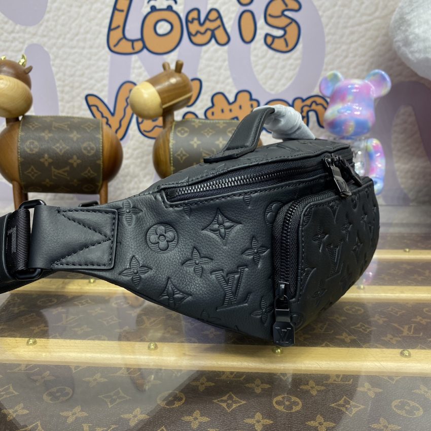 Replica Louis Vuitton Rush Bumbag Black 2 Replica Louis Vuitton Rush Bumbag Black - realistic designer-inspired fake bag