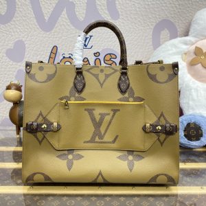 Replica LV OnTheGo Large Brown 4 Replica LV OnTheGo Large Brown - high-end fake designer purse