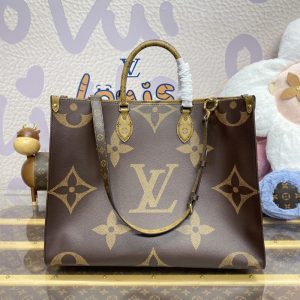 Replica LV OnTheGo Large Brown 1 Replica LV OnTheGo Large Brown - realistic designer-inspired fake bag