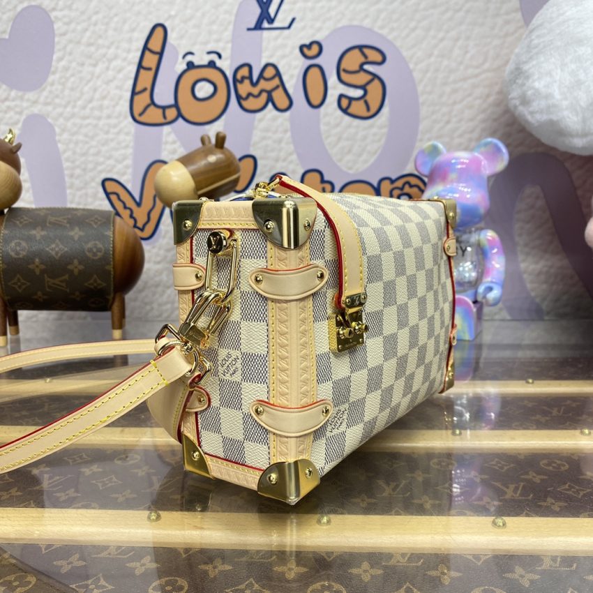 Replica Louis Vuitton Side Trunk Beige Square 2 Replica Louis Vuitton Side Trunk Beige Square - 1:1 designer replica handbag