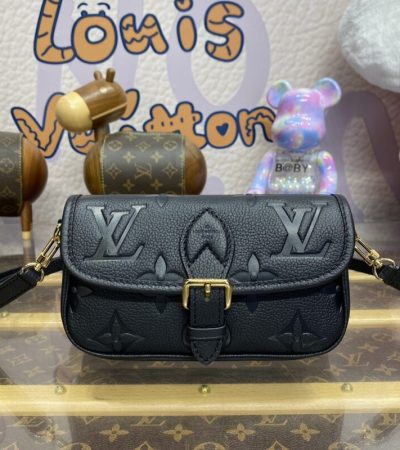Replica Louis Vuitton Nano Diane Black - authentic-look luxury purse replica