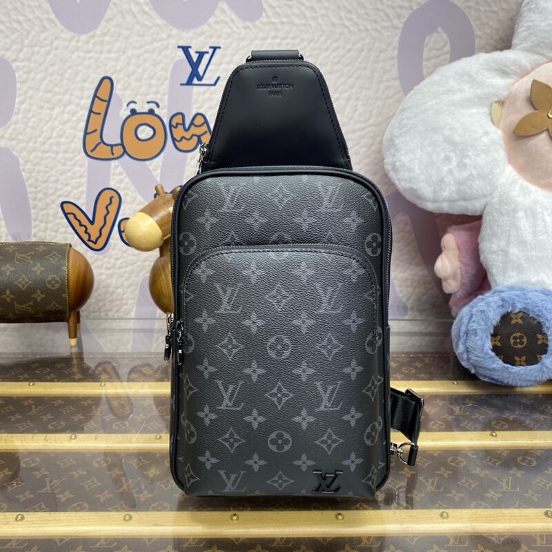 Replica Louis Vuitton Avenue Slingbag Black 6 Replica Louis Vuitton Avenue Slingbag Black - best quality luxury bag dupe