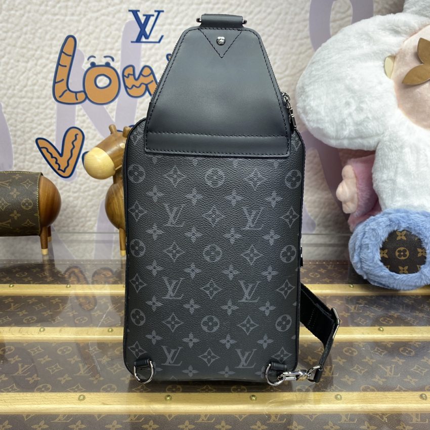 Replica Louis Vuitton Avenue Slingbag Black 8 Replica Louis Vuitton Avenue Slingbag Black - high-end fake designer purse