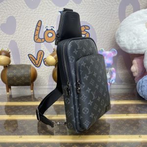 Replica Louis Vuitton Avenue Slingbag Black 10 Replica Louis Vuitton Avenue Slingbag Black - premium 1:1 fake handbag model