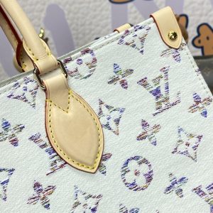 Replica LV OnTheGo White Denim 2 Replica LV OnTheGo White Denim - ultra-realistic fake designer tote