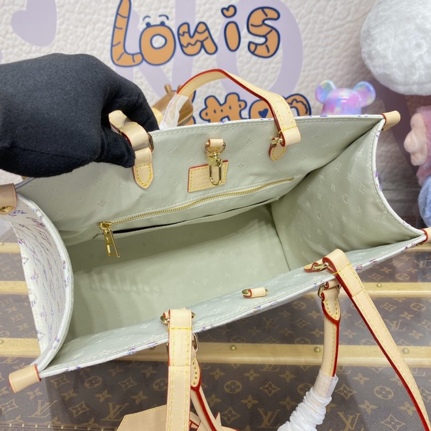 Replica LV OnTheGo White Denim 3 Replica LV OnTheGo White Denim - top-tier luxury replica shoulder bag