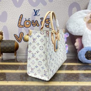 Replica LV OnTheGo White Denim 7 Replica LV OnTheGo White Denim - elite superclone designer purse
