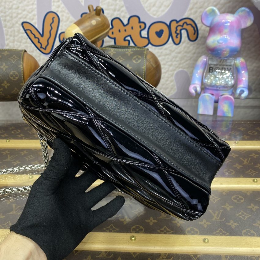 Replica Louis Vuitton Go-14 Black Patent 5 Replica Louis Vuitton Go-14 Black Patent - authentic-look luxury purse replica