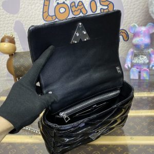 Replica Louis Vuitton Go-14 Black Patent 7 Replica Louis Vuitton Go-14 Black Patent - realistic designer-inspired fake bag