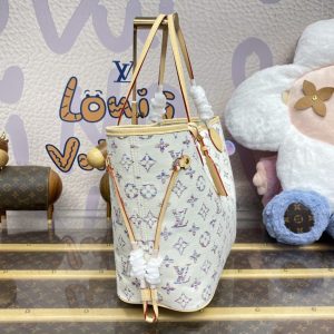 Replica Louis Vuitton Neverfull MM White 3 Replica Louis Vuitton Neverfull MM White - high-end fake designer purse