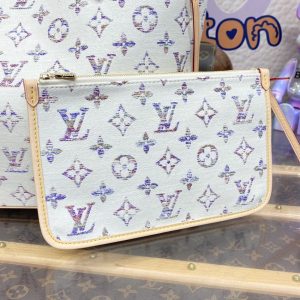 Replica Louis Vuitton Neverfull MM White 7 Replica Louis Vuitton Neverfull MM White - premium 1:1 fake handbag model