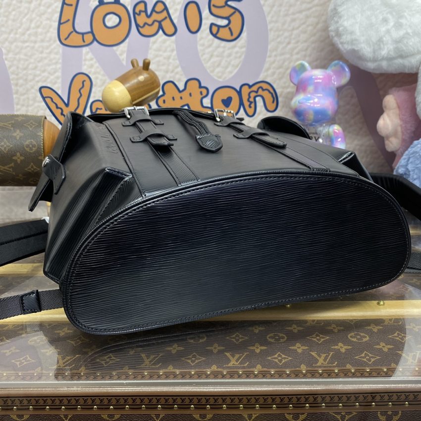 Replica Louis Vuitton Christopher Backpack Black 7 Replica Louis Vuitton Christopher Backpack Black - high-accuracy replica luxury purse