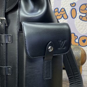 Replica Louis Vuitton Christopher Backpack Black 8 Replica Louis Vuitton Christopher Backpack Black - high-accuracy replica luxury purse