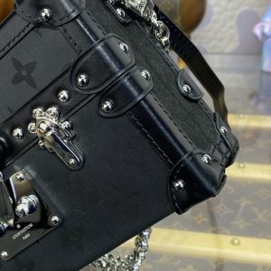 Replica Louis Vuitton Petite Malle Black 2 Replica Louis Vuitton Petite Malle Black - ultra-realistic fake designer tote