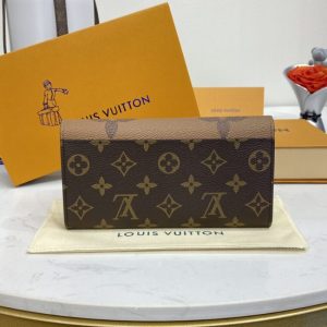 Replica Louis Vuitton Sarah Wallet Light Brown 4 Replica Louis Vuitton Sarah Wallet Light Brown - ultra-realistic fake designer tote