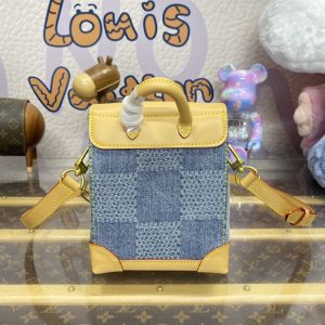 Replica Louis Vuitton Nano Steamer Denim 2 Replica Louis Vuitton Nano Steamer Denim - ultra-realistic fake designer tote