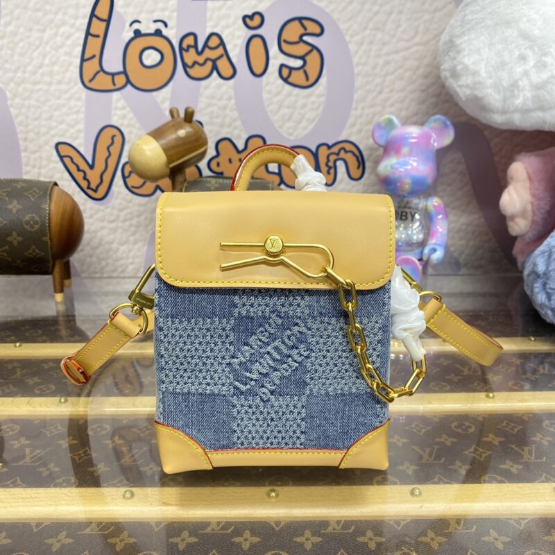 Replica Louis Vuitton Nano Steamer Denim 1 Replica Louis Vuitton Nano Steamer Denim - ultra-realistic fake designer tote