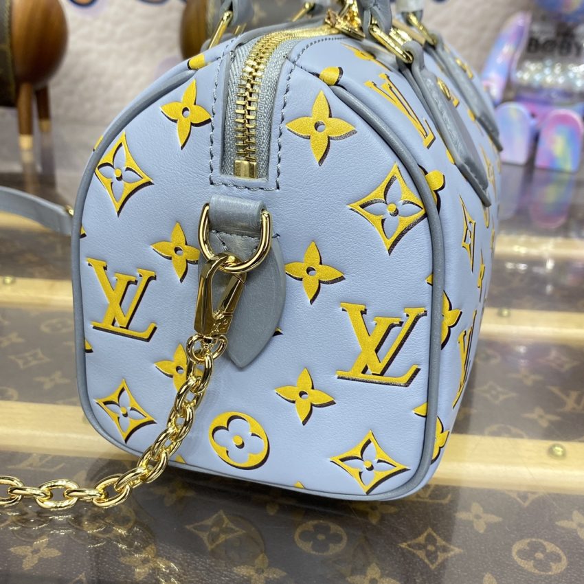 Replica Louis Vuitton Speedy Bandouliere 20 Blue Limited 3 Replica Louis Vuitton Speedy Bandouliere 20 Blue Limited - realistic designer-inspired fake bag