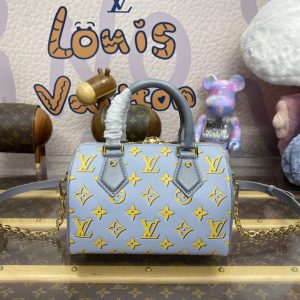 Replica Louis Vuitton Speedy Bandouliere 20 Blue Limited 6 Replica Louis Vuitton Speedy Bandouliere 20 Blue Limited - ultra-realistic fake designer tote