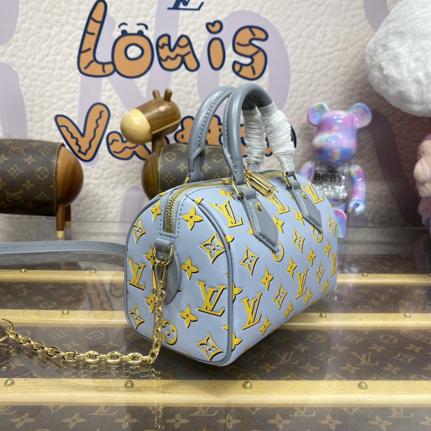 Replica Louis Vuitton Speedy Bandouliere 20 Blue Limited 8 Replica Louis Vuitton Speedy Bandouliere 20 Blue Limited - high-quality designer bag clone