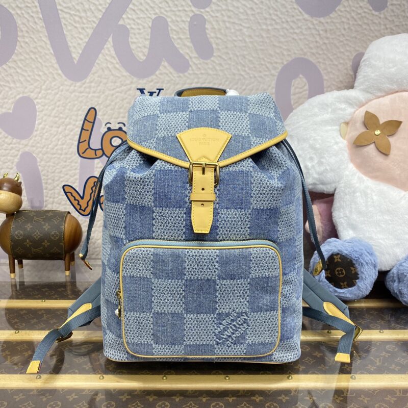 Replica Louis Vuitton Montsouris Denim 1 Replica Louis Vuitton Montsouris Denim - near-authentic luxury replica handbag