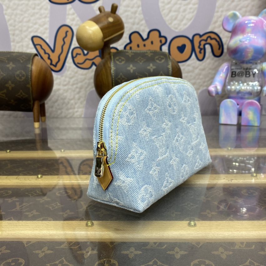 Replica Louis Vuitton Pochette Cosmétique Denim 2 Replica Louis Vuitton Pochette Cosmétique Denim - premium 1:1 fake handbag model