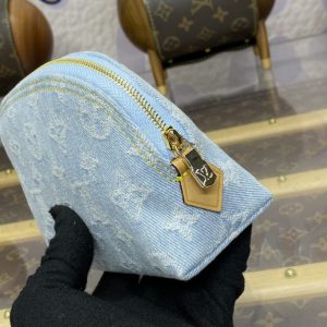 Replica Louis Vuitton Pochette Cosmétique Denim 3 Replica Louis Vuitton Pochette Cosmétique Denim - 1:1 designer replica handbag