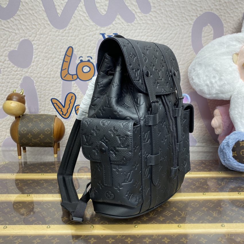 Replica Louis Vuitton Christopher Backpack Full Black - best quality luxury bag dupe