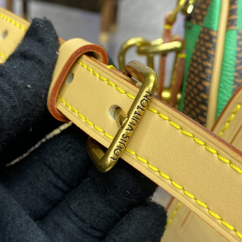 Replica Louis Vuitton Speedy 18 Green Grid 11 Replica Louis Vuitton Speedy 18 Green Grid - best quality luxury bag dupe