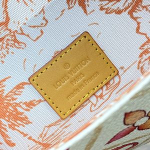 Replica Louis Vuitton Félicie Pochette White Orange Flowers 2 Replica Louis Vuitton Félicie Pochette White Orange Flowers - near-authentic luxury replica handbag