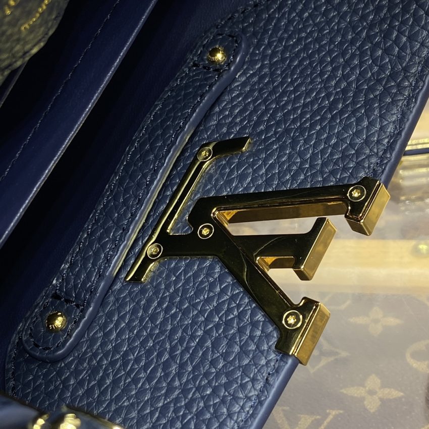 Replica Loius Vuitton Capucines Dark Blue 4 Replica Loius Vuitton Capucines Dark Blue - 1:1 designer replica handbag