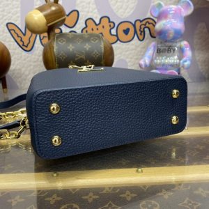Replica Loius Vuitton Capucines Dark Blue 3 Replica Loius Vuitton Capucines Dark Blue - 1:1 designer replica handbag