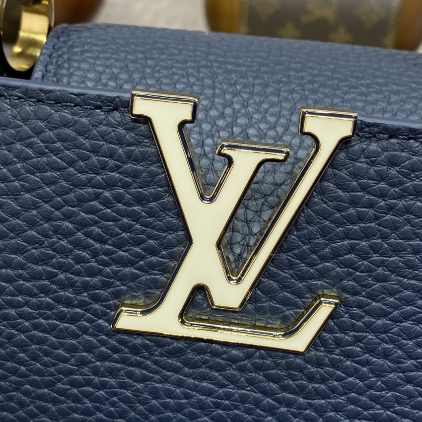 Replica Loius Vuitton Capucines Dark Blue 7 Replica Loius Vuitton Capucines Dark Blue - elite superclone designer purse