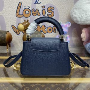 Replica Loius Vuitton Capucines Dark Blue 10 Replica Loius Vuitton Capucines Dark Blue - high-end fake designer purse
