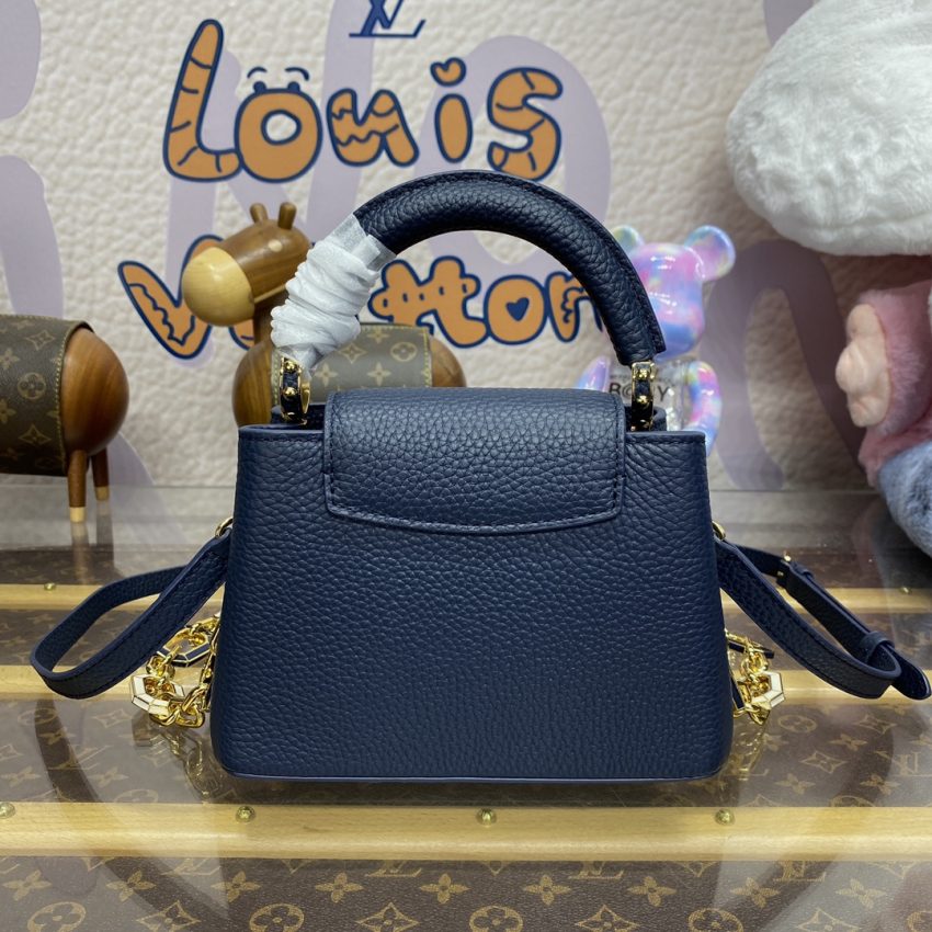 Replica Loius Vuitton Capucines Dark Blue 10 Replica Loius Vuitton Capucines Dark Blue - high-end fake designer purse