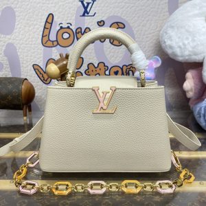 Replica Loius Vuitton Capucines Beige 1 Replica Loius Vuitton Capucines Beige - 1:1 designer replica handbag