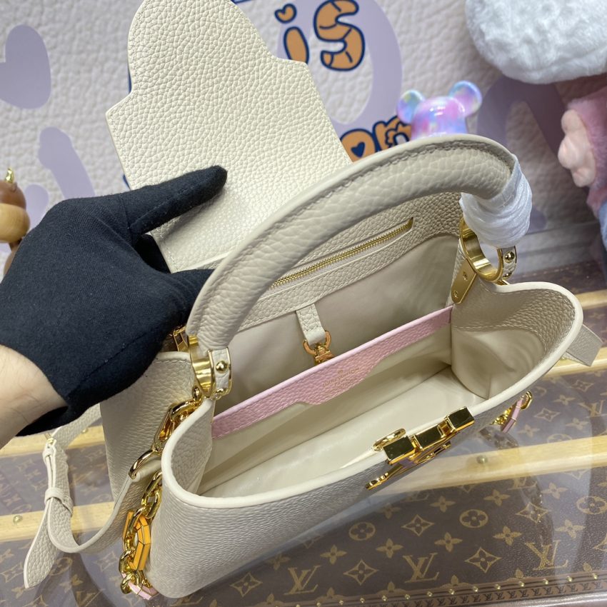 Replica Loius Vuitton Capucines Beige 3 Replica Loius Vuitton Capucines Beige - near-authentic luxury replica handbag