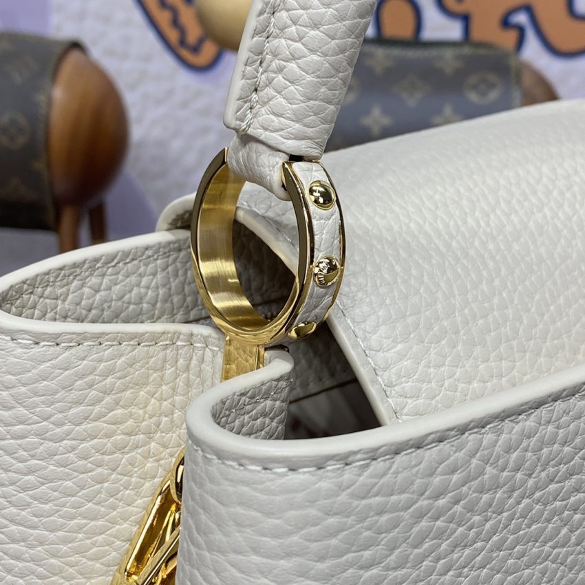 Replica Loius Vuitton Capucines Beige 7 Replica Loius Vuitton Capucines Beige - high-accuracy replica luxury purse