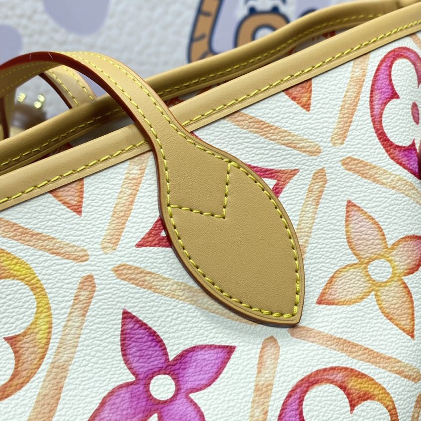 Replica Louis Vuitton Neverfull MM Orange 5 Replica Louis Vuitton Neverfull MM Orange - ultra-realistic fake designer tote