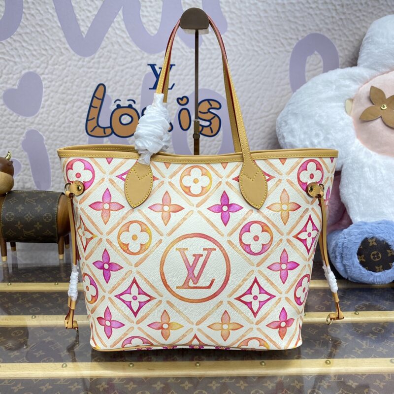 Replica Louis Vuitton Neverfull MM Orange 1 Replica Louis Vuitton Neverfull MM Orange - near-authentic luxury replica handbag