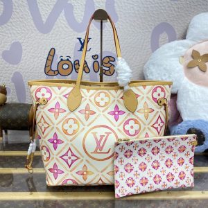 Replica Louis Vuitton Neverfull MM Orange 8 Replica Louis Vuitton Neverfull MM Orange - near-authentic luxury replica handbag