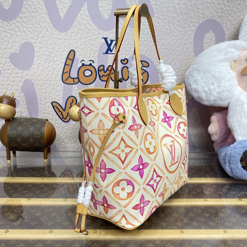 Replica Louis Vuitton Neverfull MM Orange 10 Replica Louis Vuitton Neverfull MM Orange - elite superclone designer purse