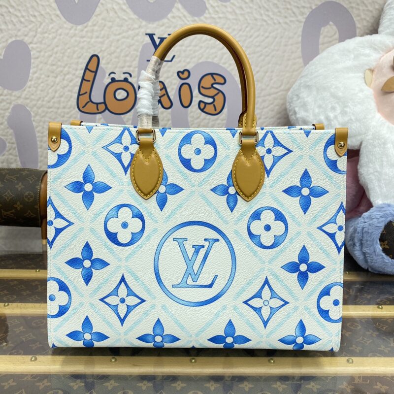 Replica LV OnTheGo Blue 1 Replica LV OnTheGo Blue - authentic-look luxury purse replica