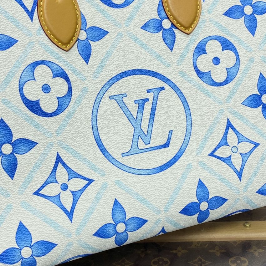 Replica LV OnTheGo Blue 6 Replica LV OnTheGo Blue - premium 1:1 fake handbag model