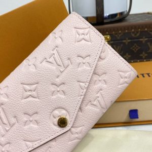 Replica Louis Vuitton Sarah Wallet Pink 5 Replica Louis Vuitton Sarah Wallet Pink - ultra-realistic fake designer tote