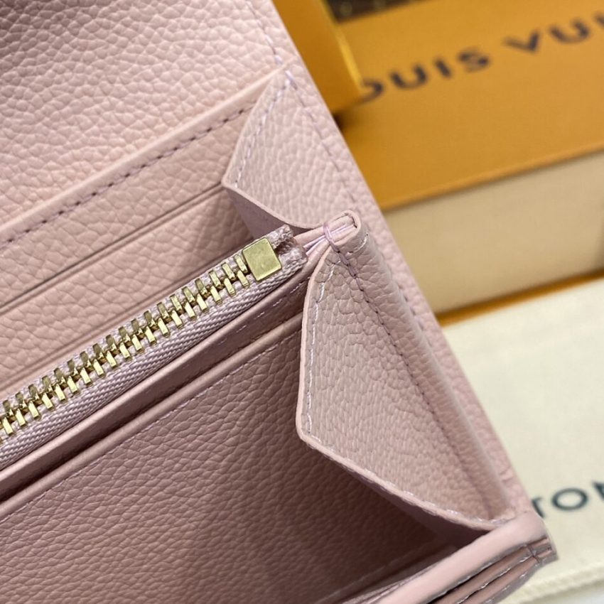 Replica Louis Vuitton Sarah Wallet Pink 6 Replica Louis Vuitton Sarah Wallet Pink - best quality luxury bag dupe