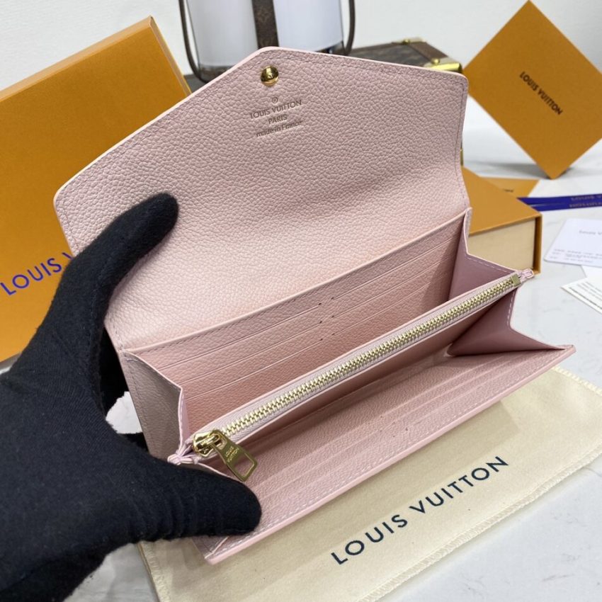 Replica Louis Vuitton Sarah Wallet Pink 7 Replica Louis Vuitton Sarah Wallet Pink - best-selling designer handbag dupe