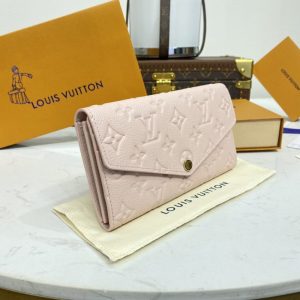Replica Louis Vuitton Sarah Wallet Pink 2 Replica Louis Vuitton Sarah Wallet Pink - elite superclone designer purse